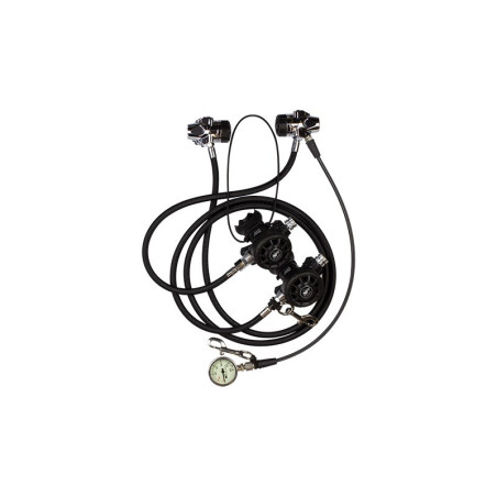 Scuba Force Black Devil Twin Tec Set I
