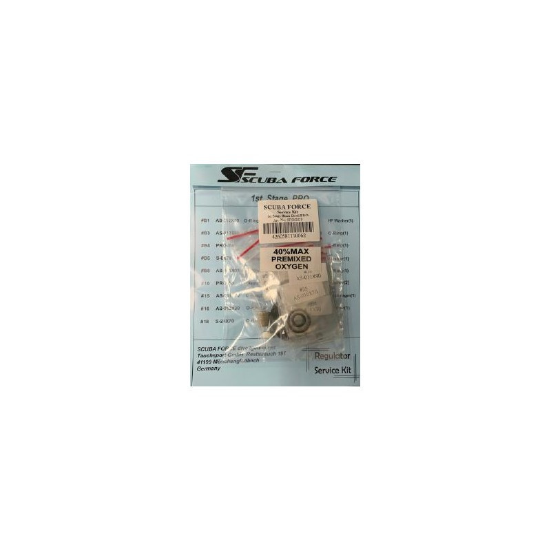 Scuba Force Black Devil Service Kit PRO 1st Stage