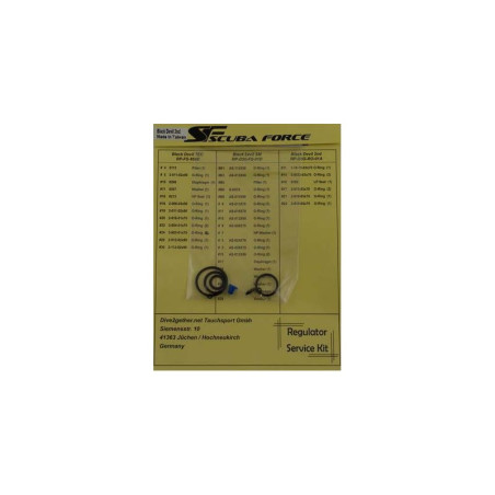 Scuba Force Black Devil Service Kit 2nd Stage