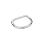 Scuba Force Bent D-Ring 50 × 5 mm
